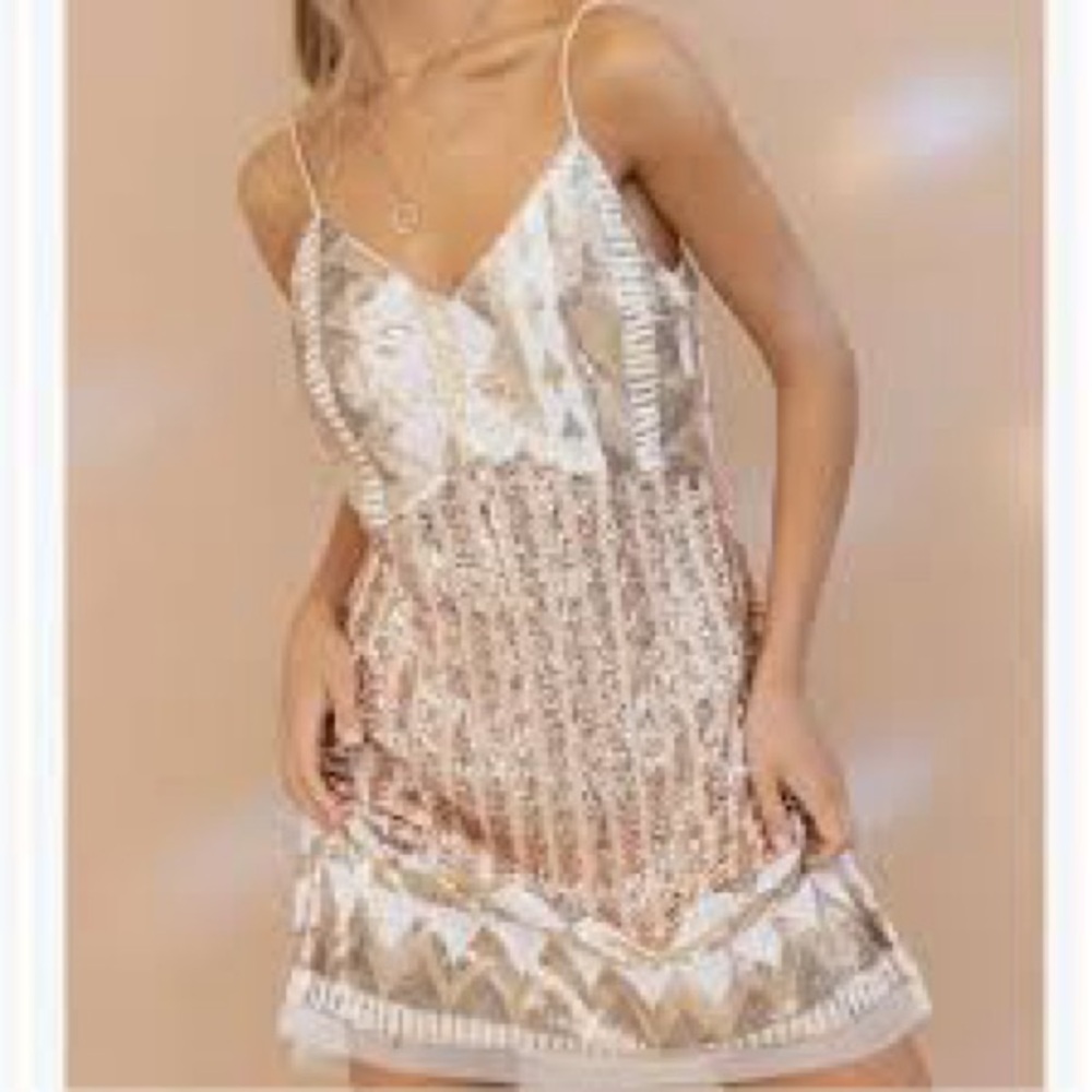 NWT blue B Sequin Dress